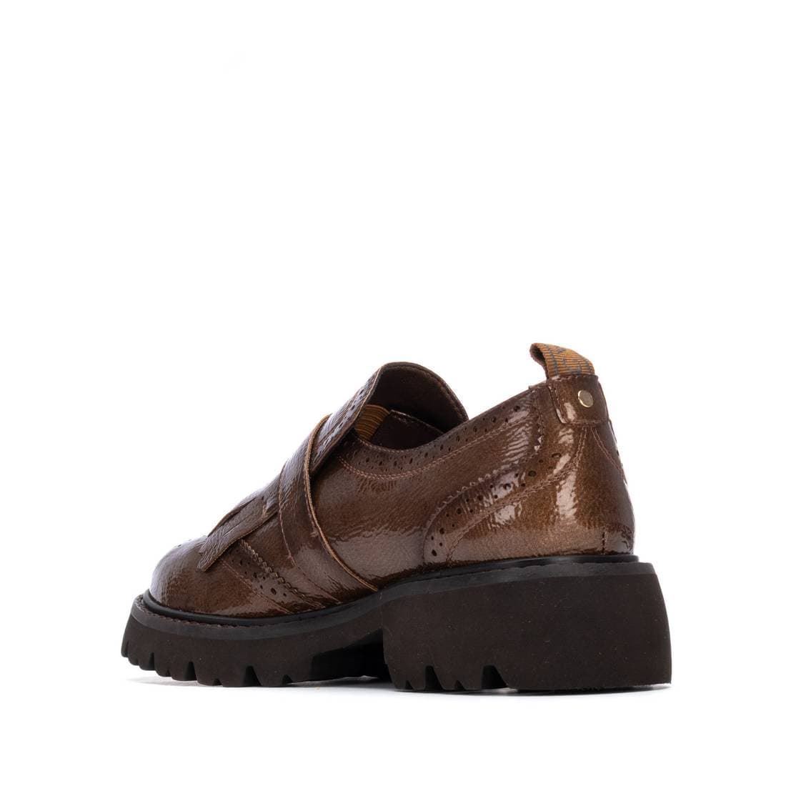 Carmela_ Mocasín piel taupe chica - Imagen 3