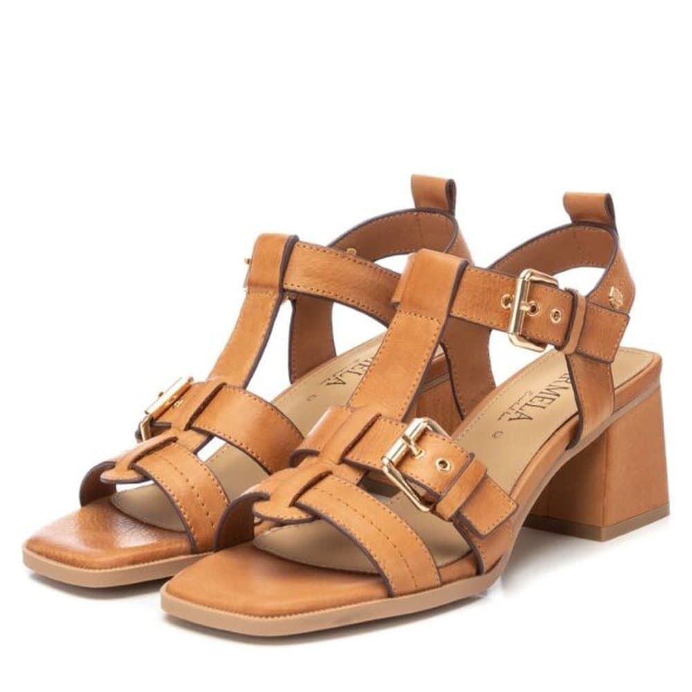 Carmela_ Sandalia piel tiras cuero - Imagen 4