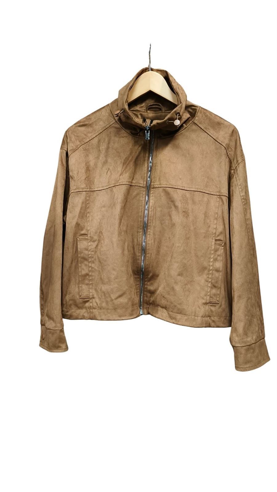 Cazadora antelina marrón - Imagen 2