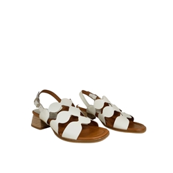 Clackers_ Sandalia piel redondeles hielo - Imagen 2