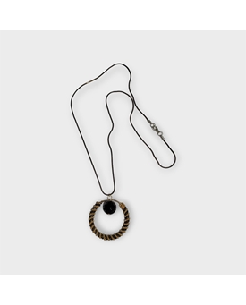 Colgante aro con espiral - Imagen 1