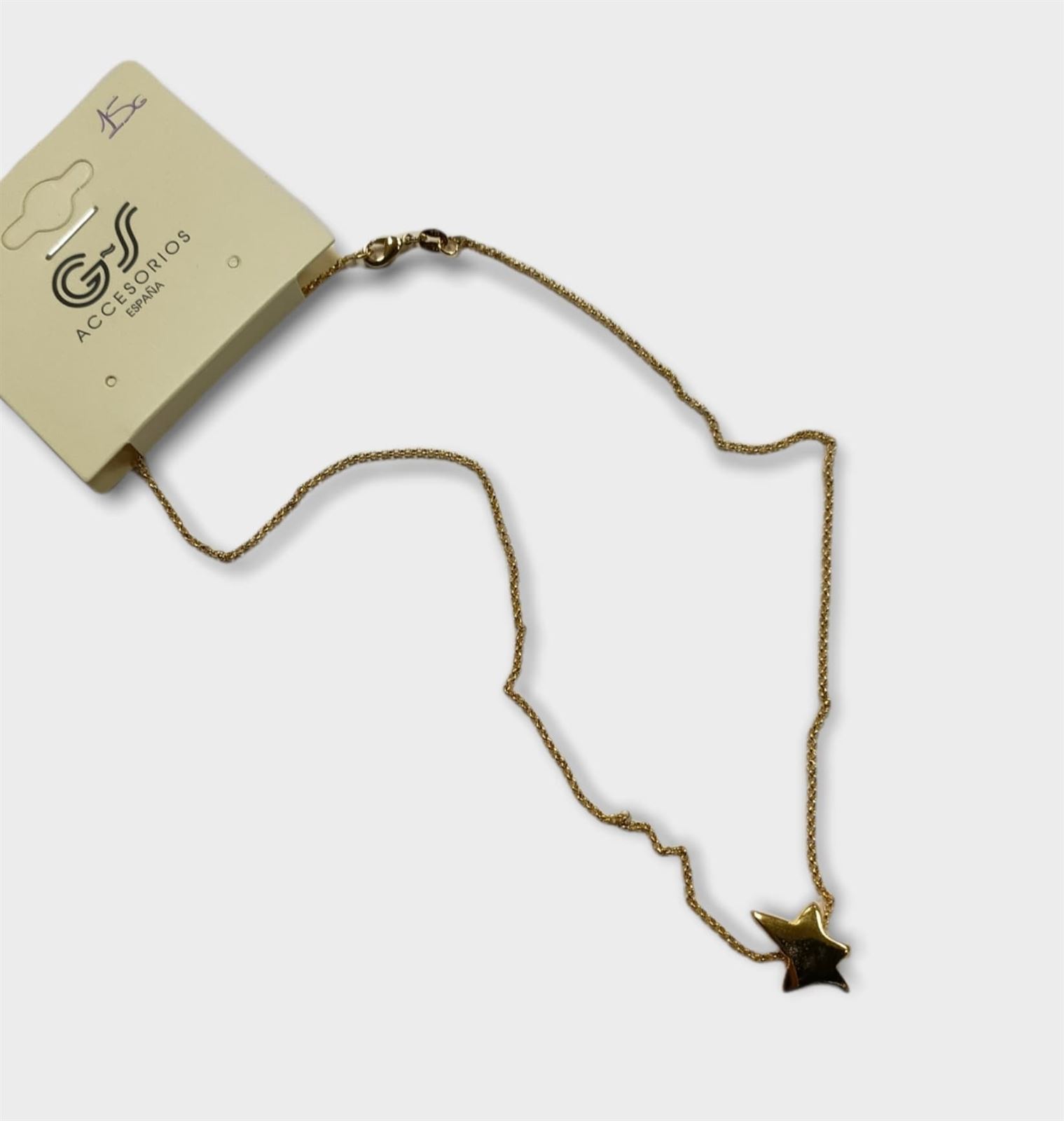 Colgante dorado estrella - Imagen 1