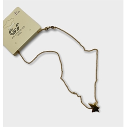 Colgante dorado estrella - Imagen 1