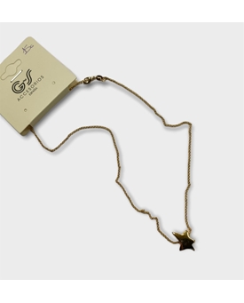 Colgante dorado estrella - Imagen 1