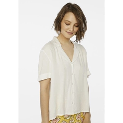 Compañía Fantástica_ Camisa blanca cuello solapas - Imagen 1