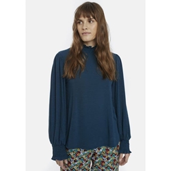 Compañía Fantástica_ Top cuello subido azul - Imagen 2