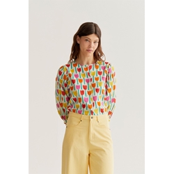 Compañía Fantástica_ Blusa estampada tulipanes - Imagen 1