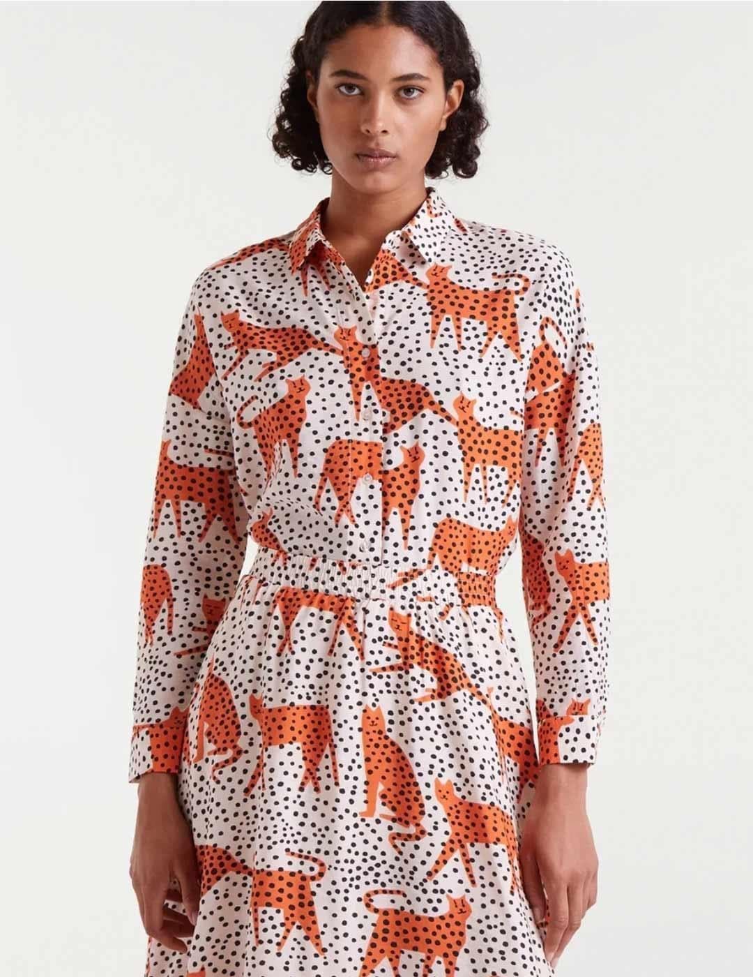 Compañía Fantástica_ Camisa con estampado Tano - Imagen 1