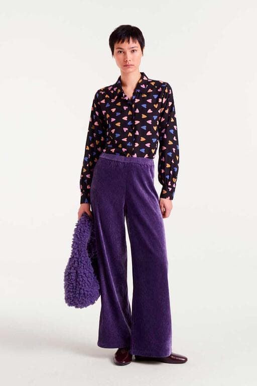 Compañía Fantástica_ Camisa estampado corazones - Imagen 4