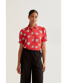 Compañía Fantástica_ Camisa estampado harmony red - Imagen 1