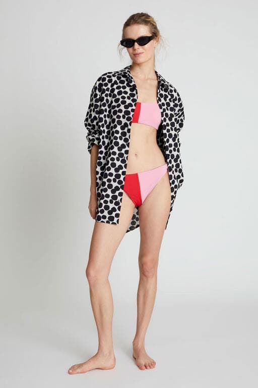 Compañía Fantástica_ Camisa Oversiza estampado terrazo - Imagen 4