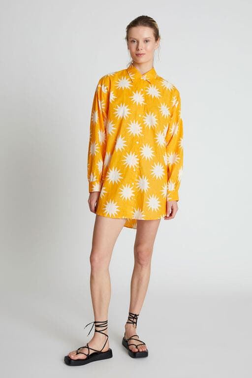 Compañía Fantástica_ Camisa oversize estampado Big Sun - Imagen 3