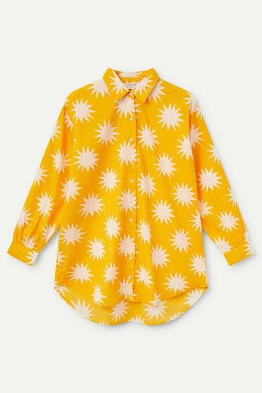 Compañía Fantástica_ Camisa oversize estampado Big Sun - Imagen 5