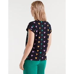 Compañía Fantástica_ Camiseta algodón estampado cupido lines - Imagen 2