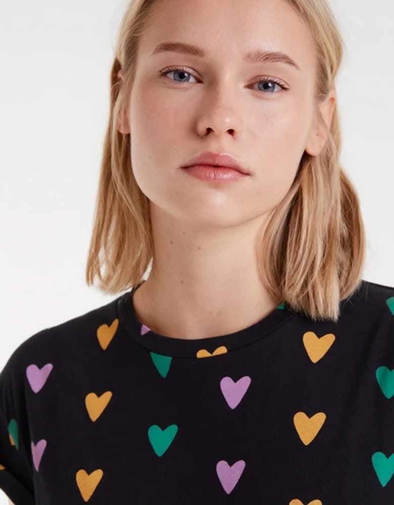 Compañía Fantástica_ Camiseta algodón estampado cupido lines - Imagen 3