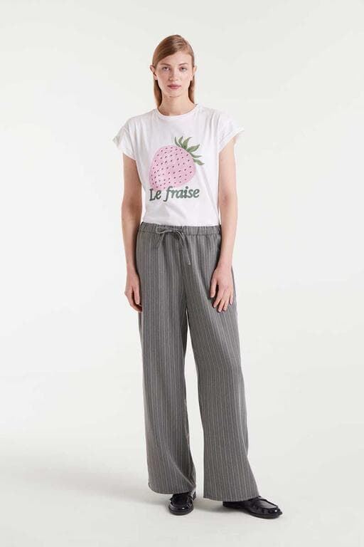 Compañía Fantástica_ Camiseta algodón estampado fresa - Imagen 4