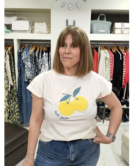 Compañía Fantástica_ Camiseta estampada mandarina - Imagen 2