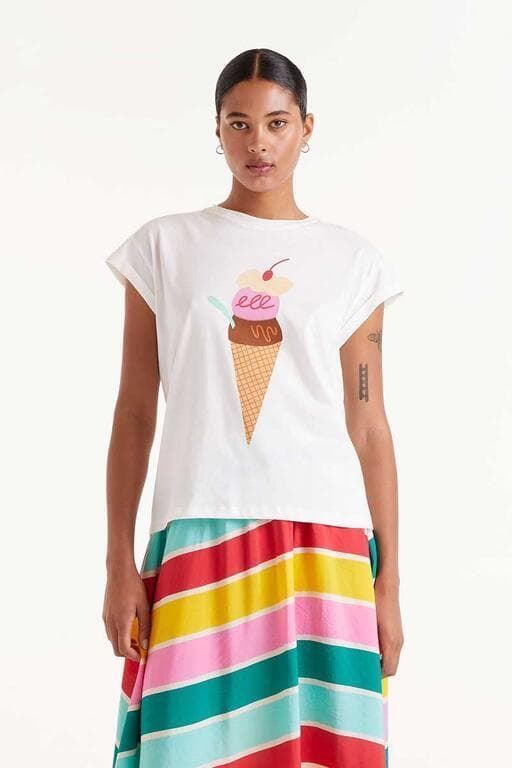 Compañia Fantástica_ Camiseta print helado - Imagen 1