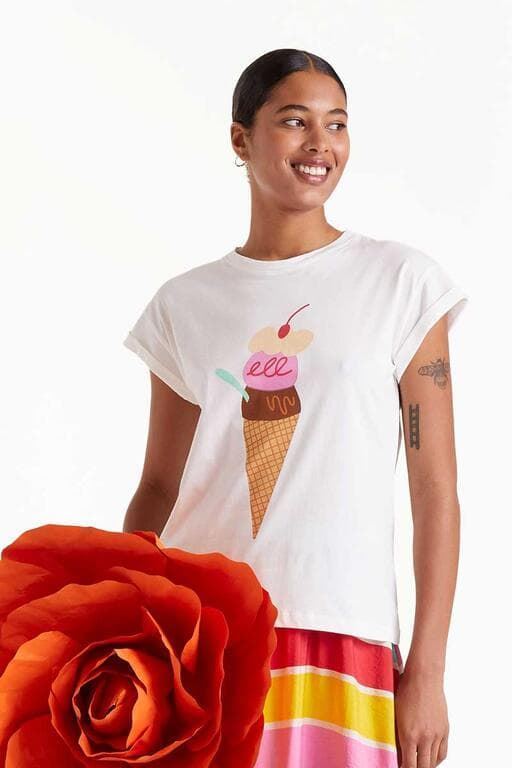 Compañia Fantástica_ Camiseta print helado - Imagen 4