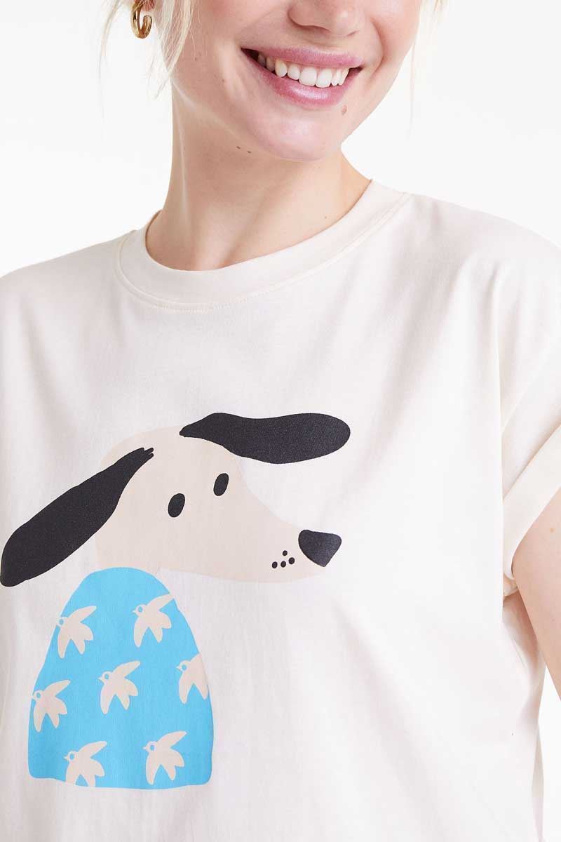 Compañía Fantástica_ Camiseta print perro - Imagen 3