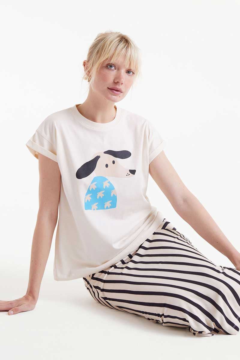 Compañía Fantástica_ Camiseta print perro - Imagen 5