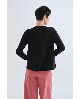 Compañía Fantástica_ Cardigan negra botones colores - Imagen 2