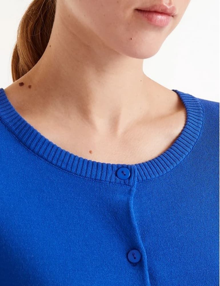 Compañía Fantástica_ Cárdigan punto azulón - Imagen 4