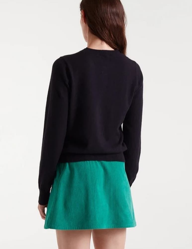 Compañía Fantástica_ Cardigan punto con detalles corazones colores - Imagen 2