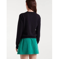 Compañía Fantástica_ Cardigan punto con detalles corazones colores - Imagen 2