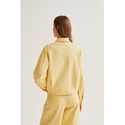 Compañía Fantástica_ Cazadora 100% algodón amarilla - Imagen 2