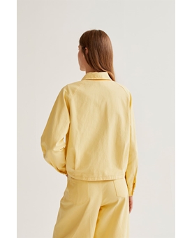 Compañía Fantástica_ Cazadora 100% algodón amarilla - Imagen 2