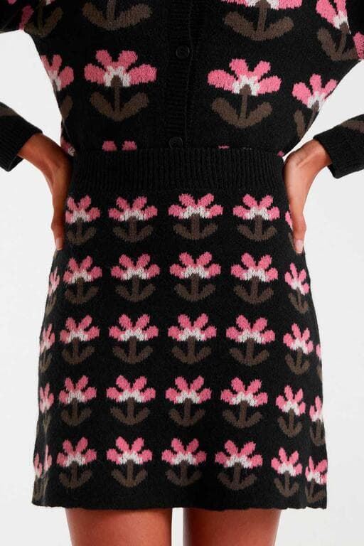 Compañía Fantástica_ Falda corta jacquard con estampado Baboushka Small - Imagen 3