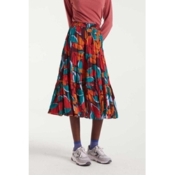 Compañía Fantástica_ Falda midi estampado Ponzonia - Imagen 1