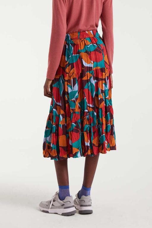 Compañía Fantástica_ Falda midi estampado Ponzonia - Imagen 2