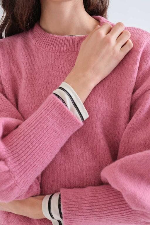 Compañía Fantástica_ Jersey básico rosa - Imagen 3
