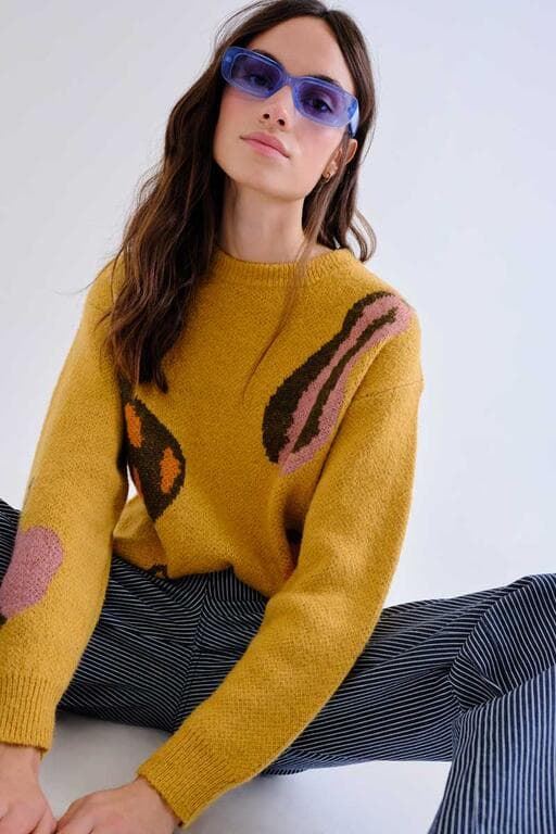Compañía Fantástica_ Jersey con estampado huerto - Imagen 5