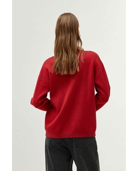 Compañía Fantástica_ Jersey de punto jacquard con print de seta - Imagen 2