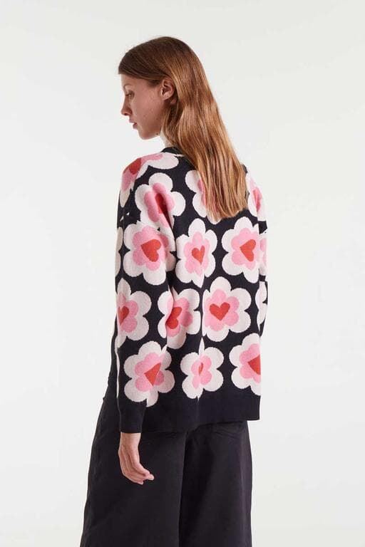 Compañía Fantástica_ Jersey de punto jacquard estampado SweetHeart - Imagen 2