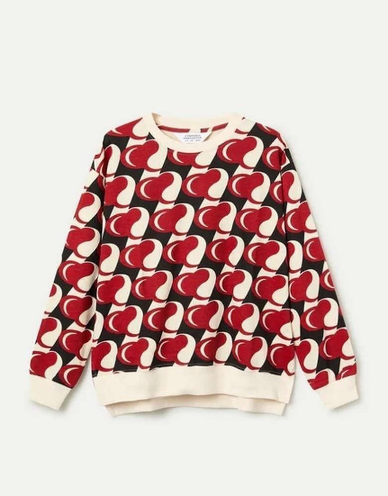 Compañía Fántastica_ Sudadera estampado Heart Attack - Imagen 2