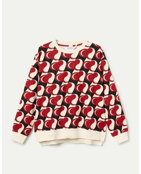 Compañía Fántastica_ Sudadera estampado Heart Attack - Imagen 2