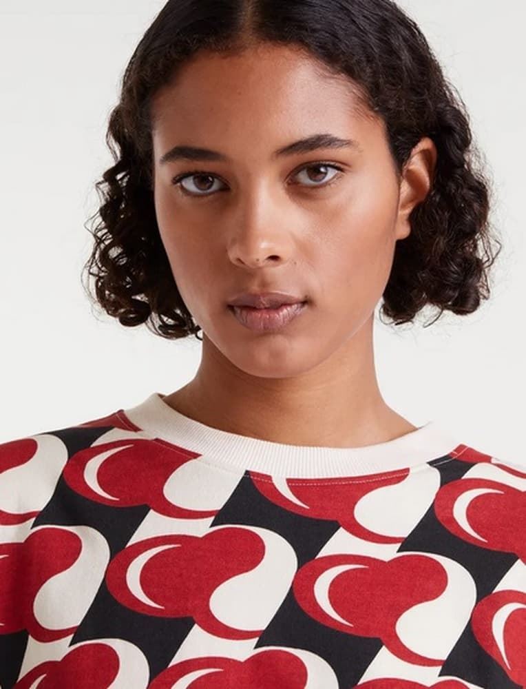 Compañía Fántastica_ Sudadera estampado Heart Attack - Imagen 4