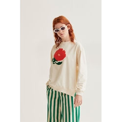 Compañía Fantástica_ Sudadera print flor - Imagen 1