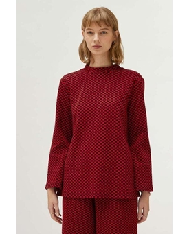 Compañía Fantástica_ Top punto estampado jacquard - Imagen 1