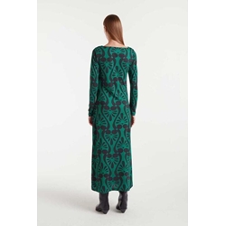 Compañía Fantástica_ Vestidlo largo con estampado Baroque - Imagen 2