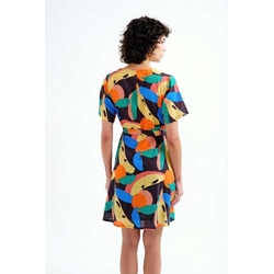 Compañía Fantástica_ Vestido corto con estampado Tutti Frutti Big - Imagen 2