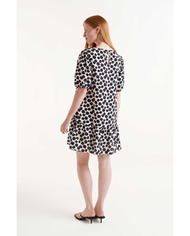 Compañía Fantástica_ Vestido corto esampado de terrazo - Imagen 2