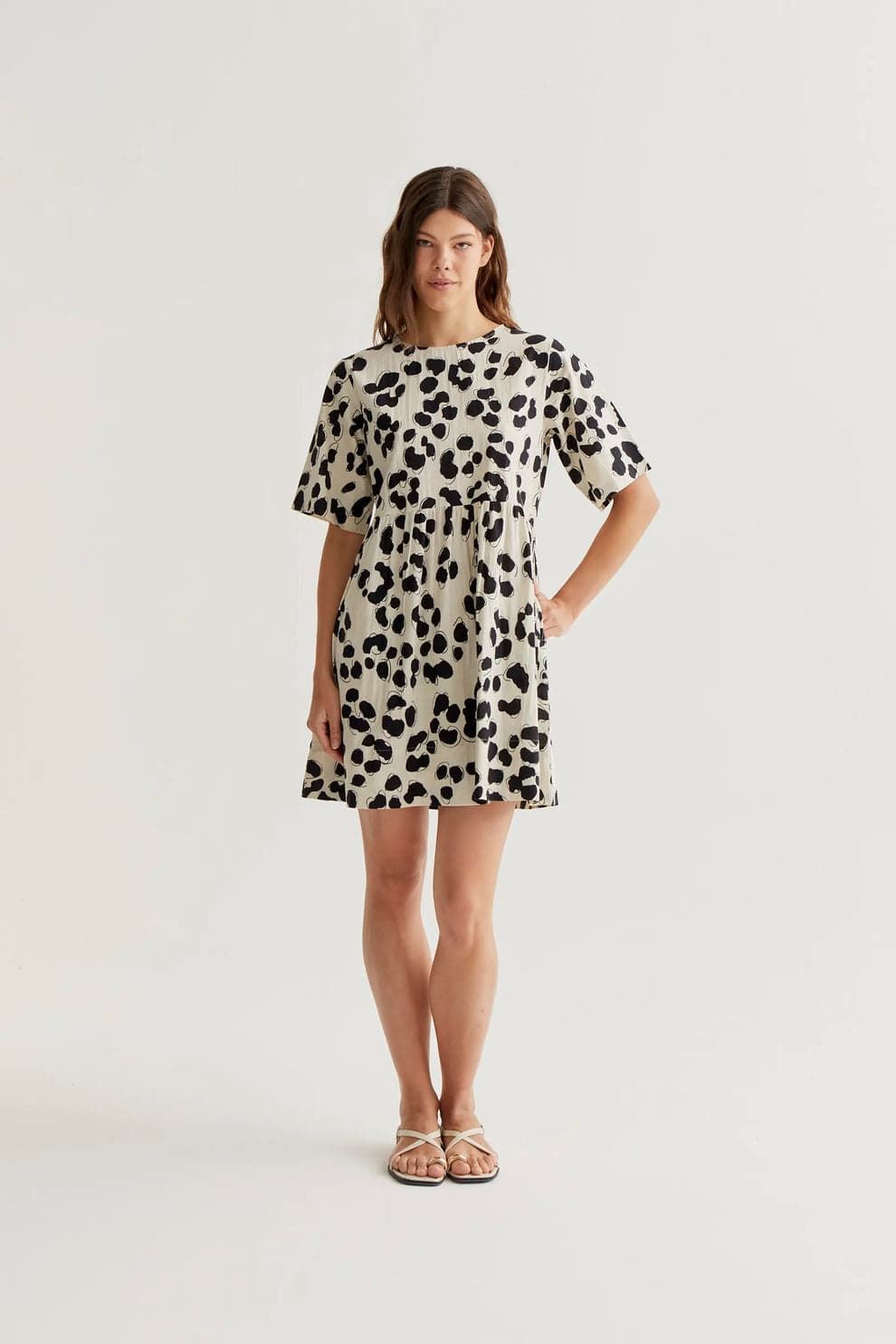 Compañía Fantástica_ Vestido corto estampado dalmatian - Imagen 2
