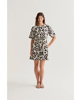 Compañía Fantástica_ Vestido corto estampado dalmatian - Imagen 2