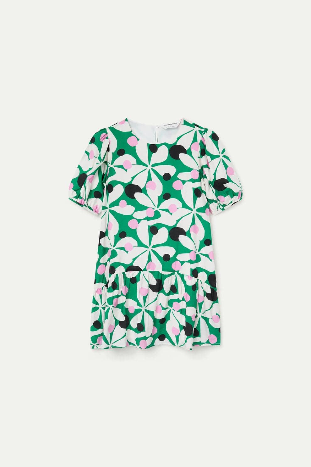 Compañía Fantástica_ Vestido corto estampado hosta - Imagen 6