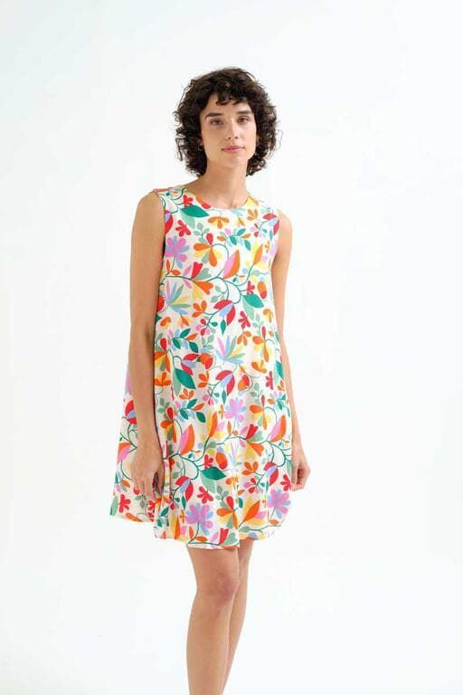 Compañía Fantástica_ Vestido corto estampado Lotto - Imagen 1